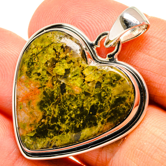 Unakite Pendants handcrafted by Ana Silver Co - PD24517