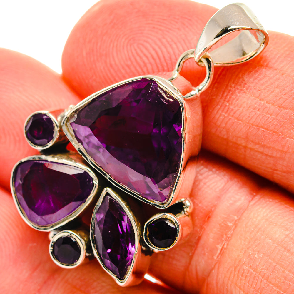 Amethyst Pendants handcrafted by Ana Silver Co - PD24522