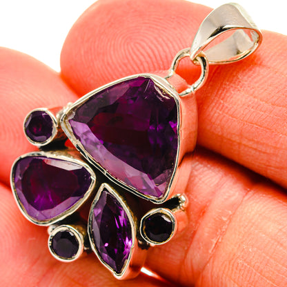Amethyst Pendants handcrafted by Ana Silver Co - PD24522