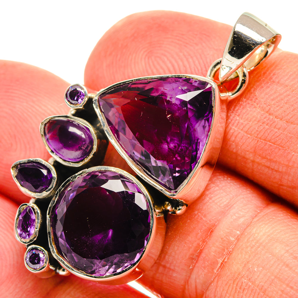 Amethyst Pendants handcrafted by Ana Silver Co - PD24523