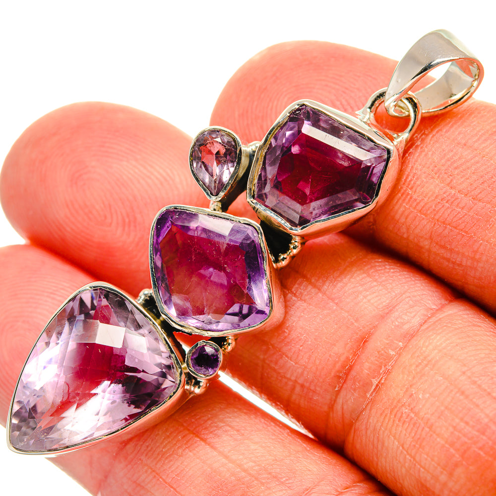 Amethyst Pendants handcrafted by Ana Silver Co - PD24524