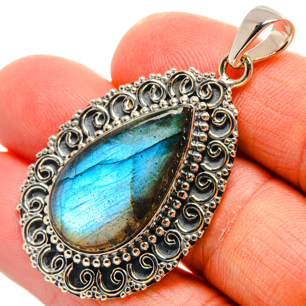 Labradorite Pendants handcrafted by Ana Silver Co - PD24527