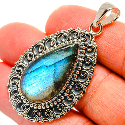 Labradorite Pendants handcrafted by Ana Silver Co - PD24527