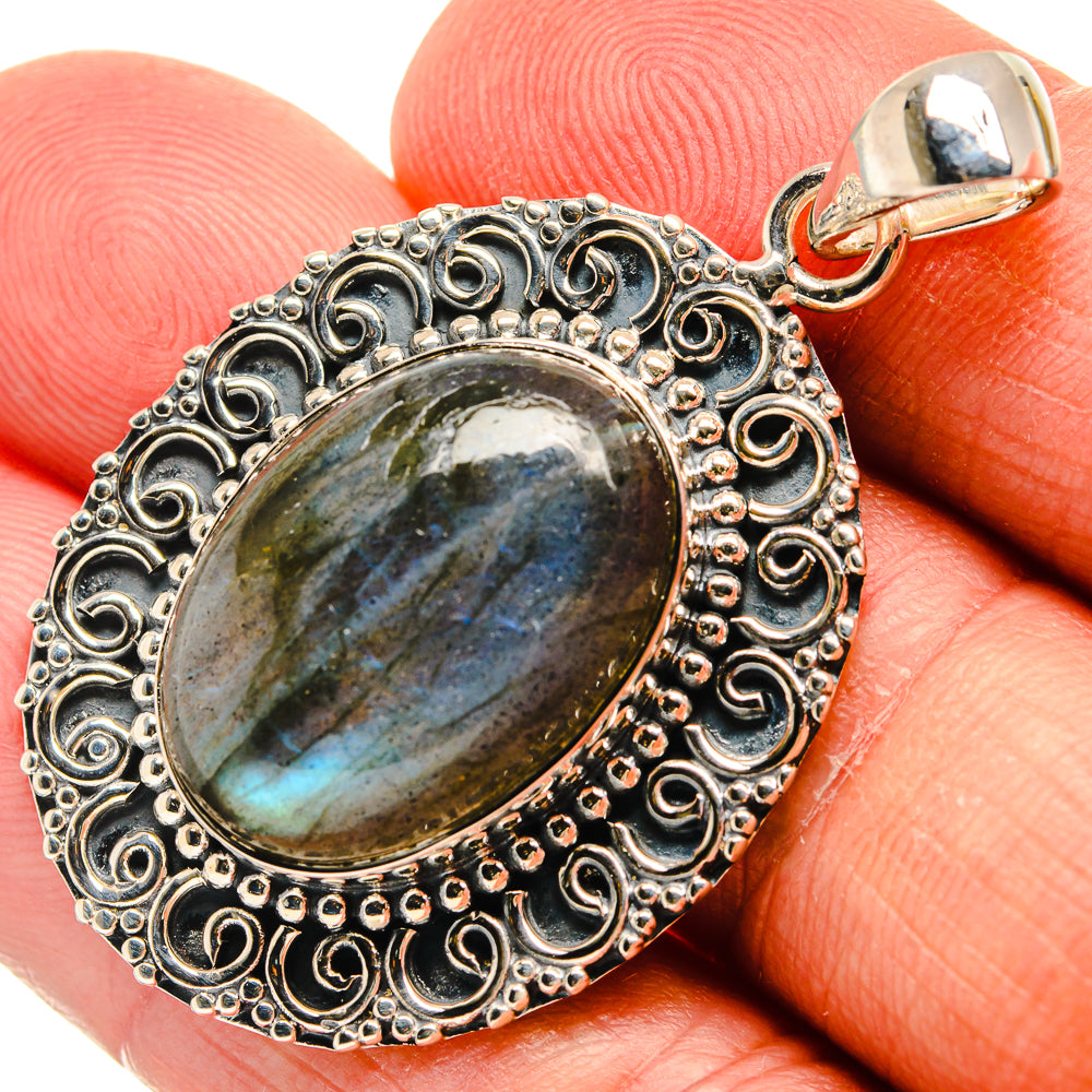 Labradorite Pendants handcrafted by Ana Silver Co - PD24528