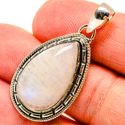 Rainbow Moonstone Pendants handcrafted by Ana Silver Co - PD24533