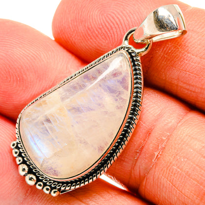 Rainbow Moonstone Pendants handcrafted by Ana Silver Co - PD24538