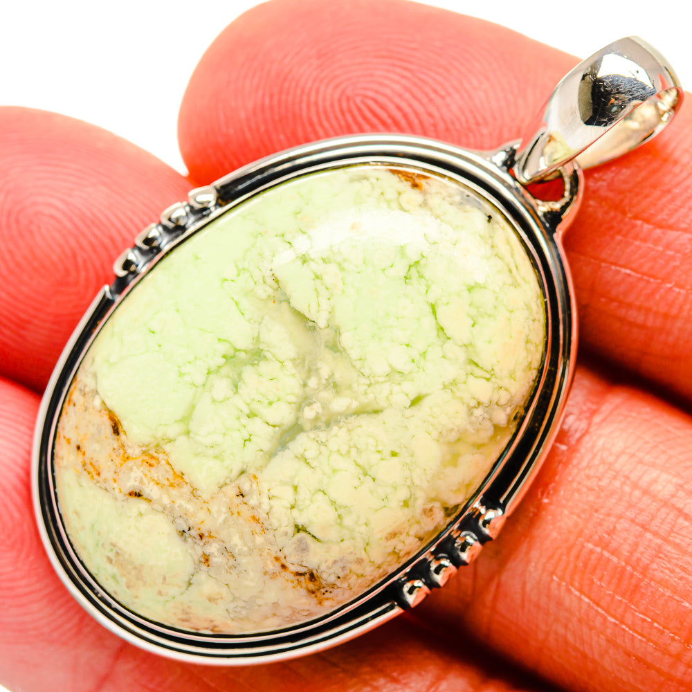 Lemon Chrysoprase Pendants handcrafted by Ana Silver Co - PD24542