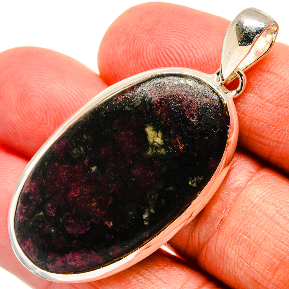 Russian Eudialyte Pendants handcrafted by Ana Silver Co - PD24555