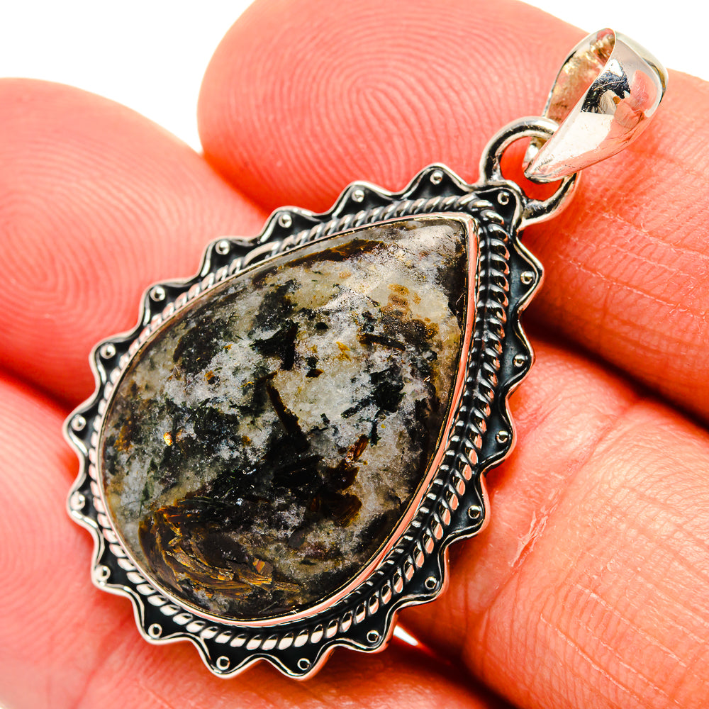 Astrophyllite Pendants handcrafted by Ana Silver Co - PD24564