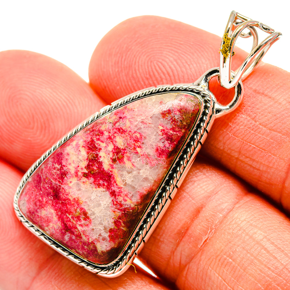 Thulite Pendants handcrafted by Ana Silver Co - PD24566
