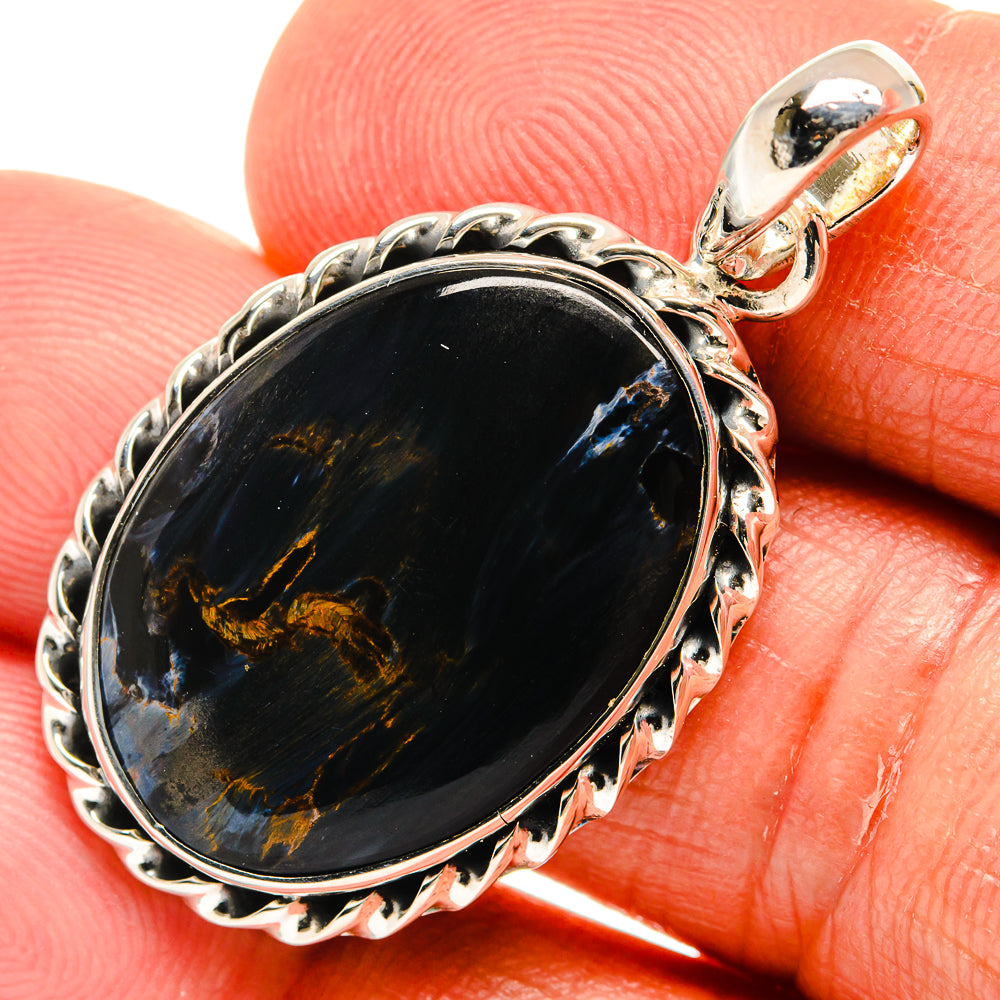Pietersite Pendants handcrafted by Ana Silver Co - PD24576
