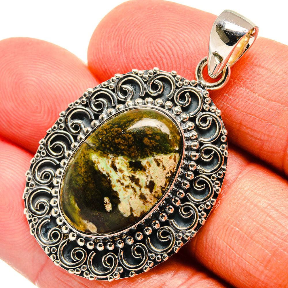 Rainforest Opal Pendants handcrafted by Ana Silver Co - PD24583