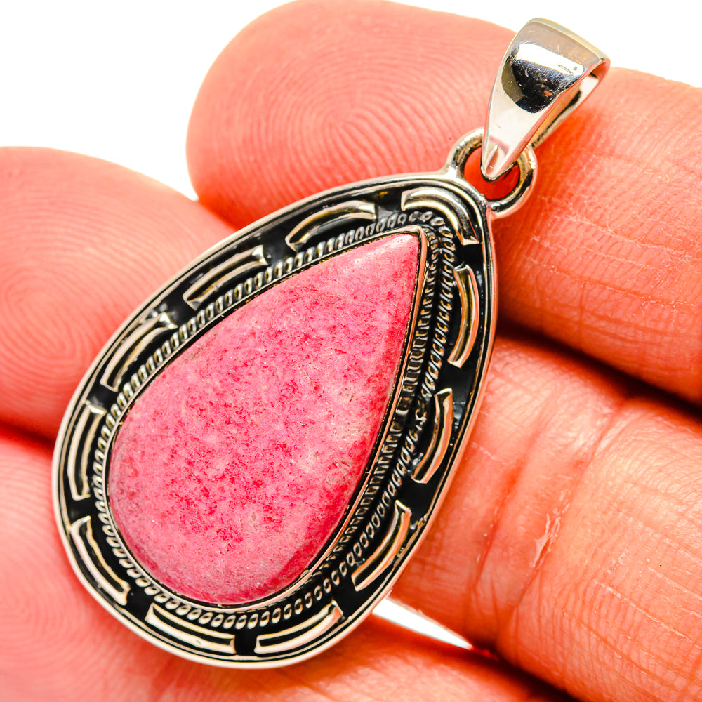 Rhodochrosite Pendants handcrafted by Ana Silver Co - PD24599