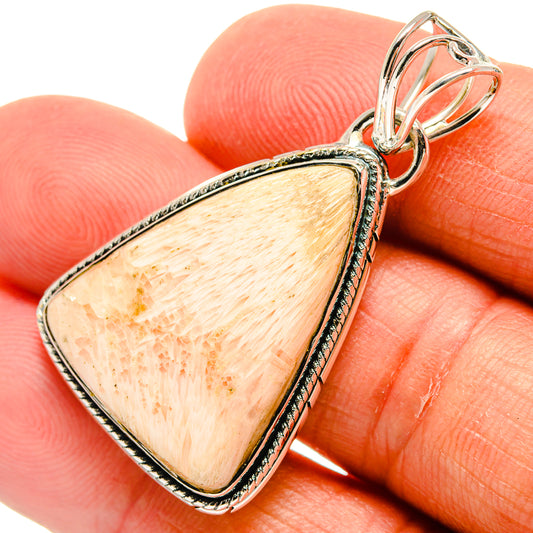 Scolecite Pendants handcrafted by Ana Silver Co - PD24600