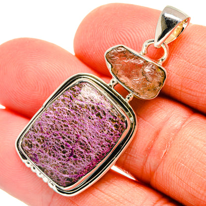 Stichtite Pendants handcrafted by Ana Silver Co - PD24601