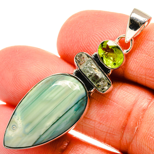 Green Jasper Pendants handcrafted by Ana Silver Co - PD24607
