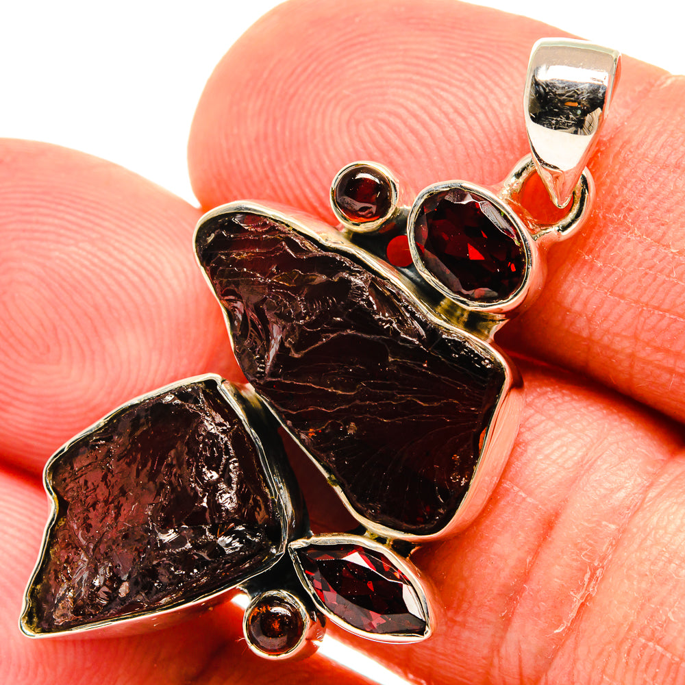 Garnet Pendants handcrafted by Ana Silver Co - PD24609