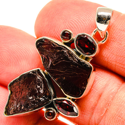 Garnet Pendants handcrafted by Ana Silver Co - PD24609
