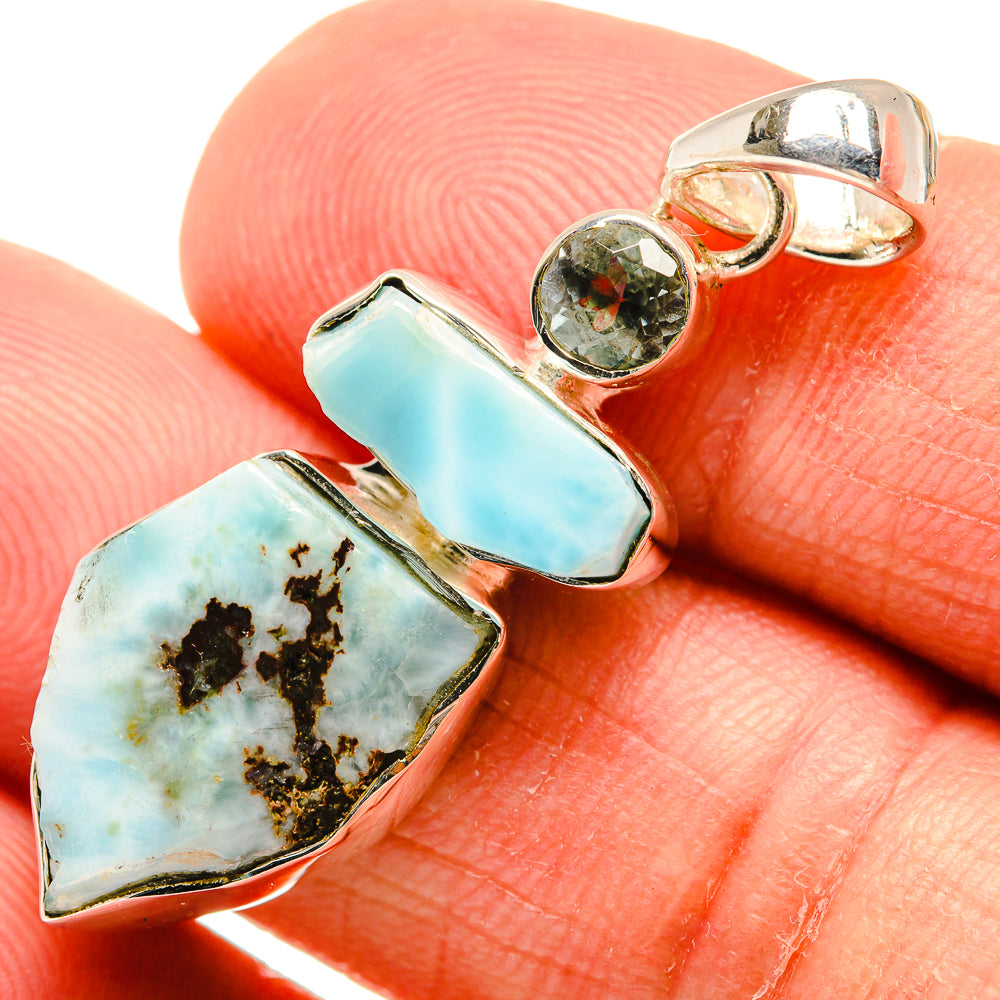 Larimar Pendants handcrafted by Ana Silver Co - PD24610