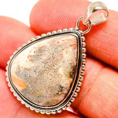 Scolecite Pendants handcrafted by Ana Silver Co - PD24612