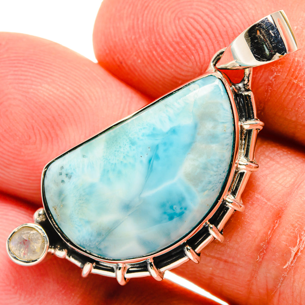 Larimar Pendants handcrafted by Ana Silver Co - PD24625