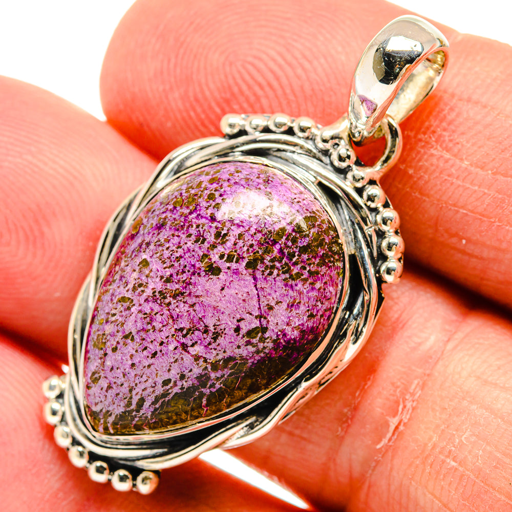 Stichtite Pendants handcrafted by Ana Silver Co - PD24626