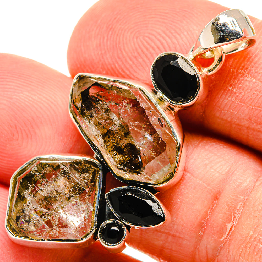 Herkimer Diamond Pendants handcrafted by Ana Silver Co - PD24629