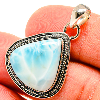 Larimar Pendants handcrafted by Ana Silver Co - PD24631