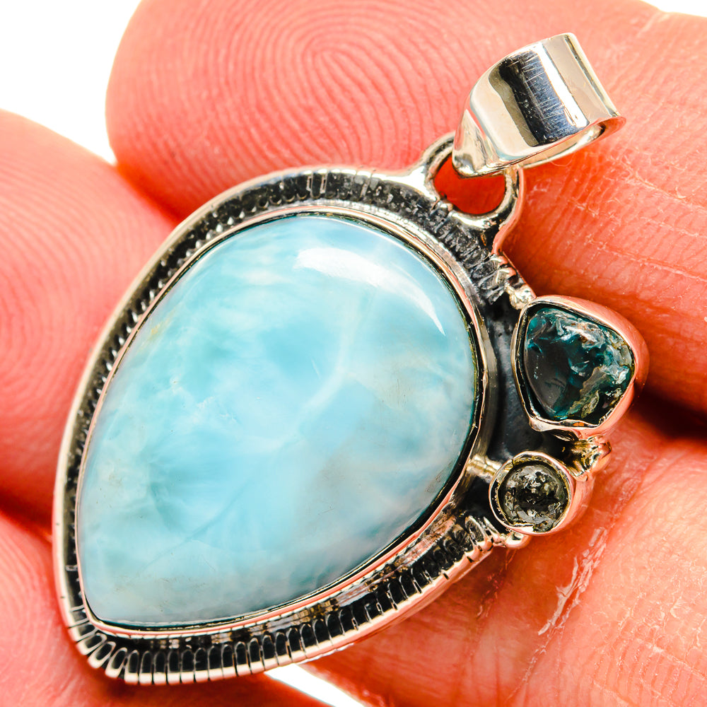Larimar Pendants handcrafted by Ana Silver Co - PD24632