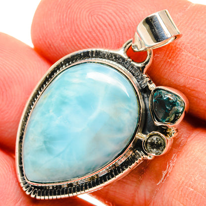 Larimar Pendants handcrafted by Ana Silver Co - PD24632