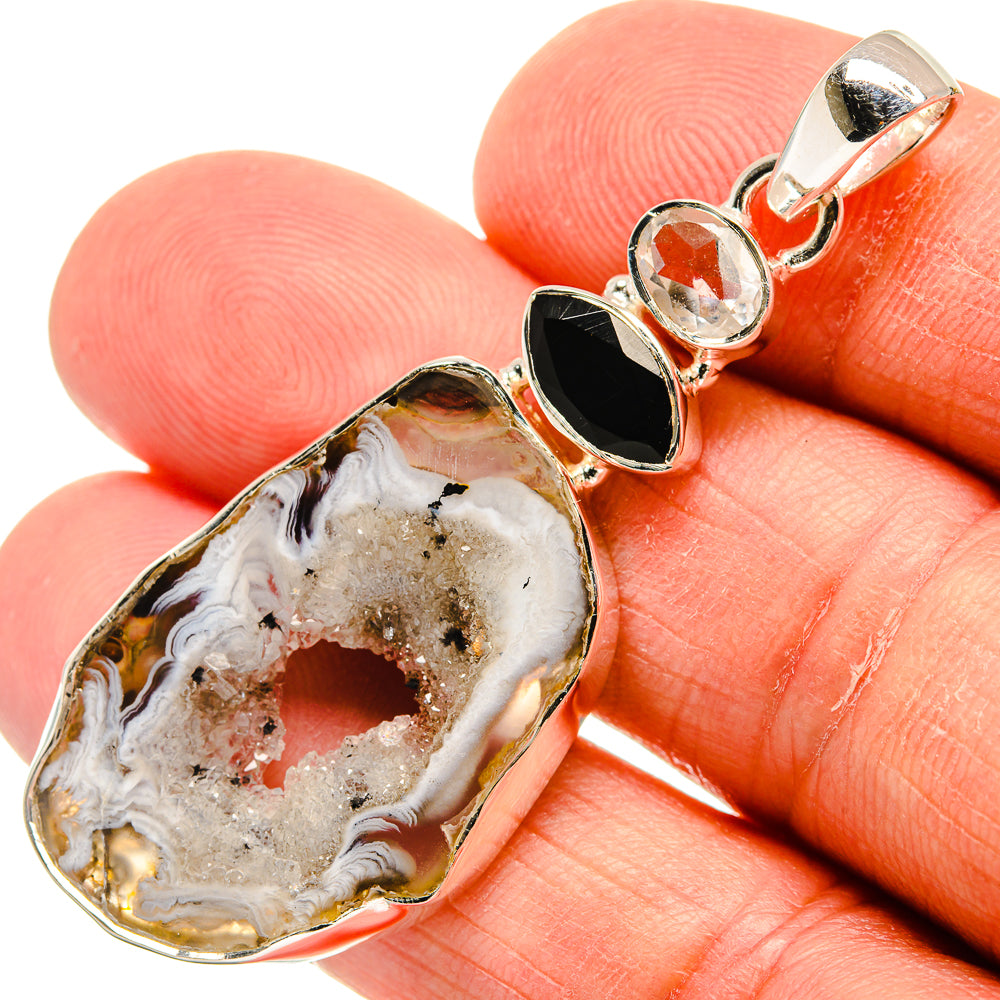 Herkimer Diamond Pendants handcrafted by Ana Silver Co - PD24646