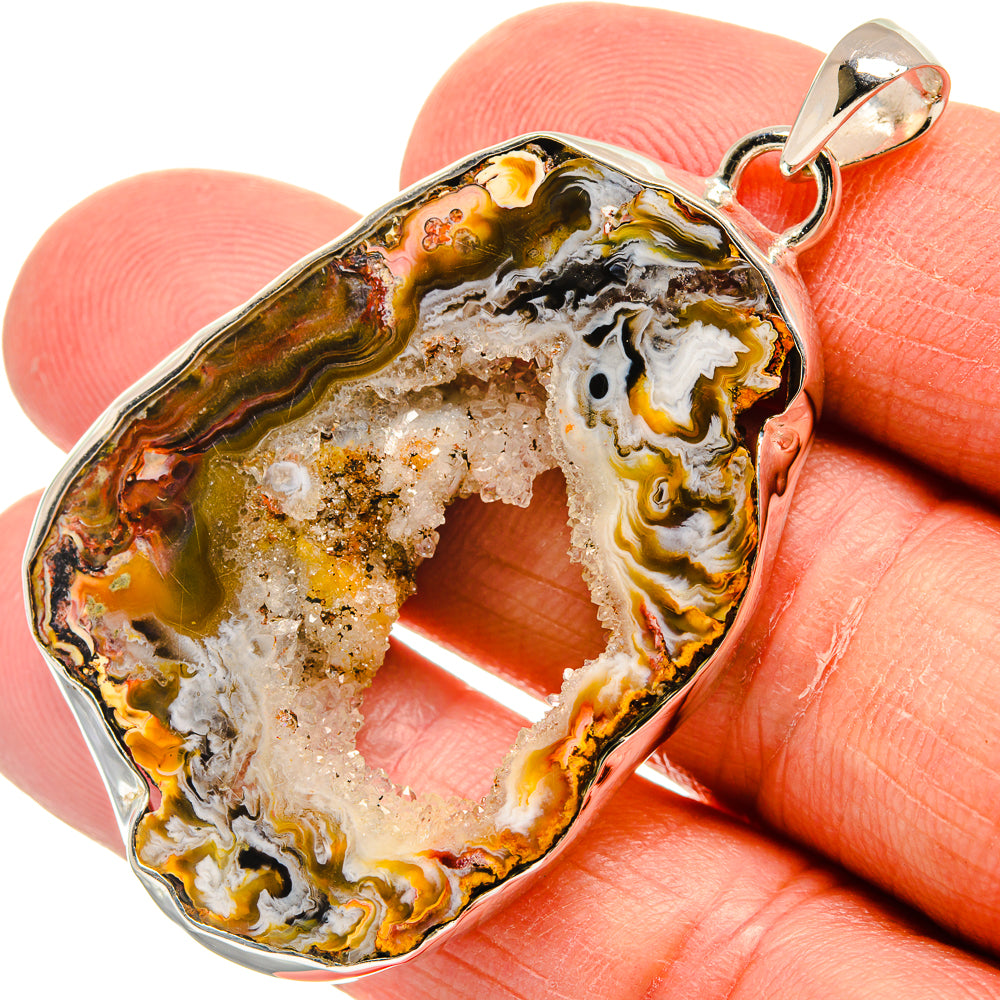 Occo Geode Pendants handcrafted by Ana Silver Co - PD24647