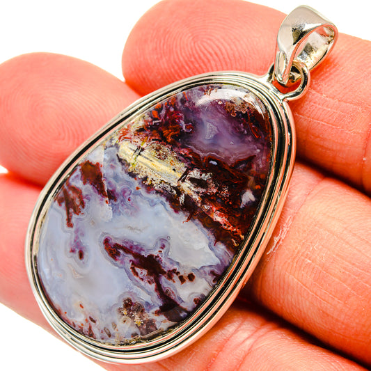 Crazy Lace Agate Pendants handcrafted by Ana Silver Co - PD24654