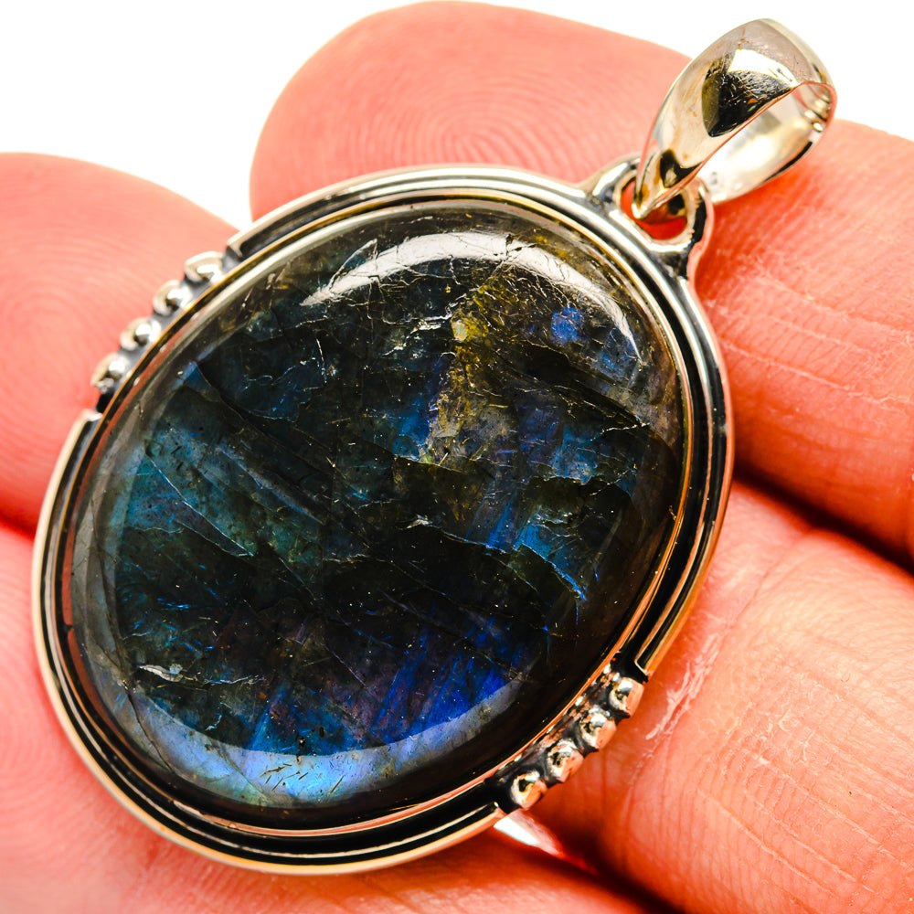 Labradorite Pendants handcrafted by Ana Silver Co - PD24665