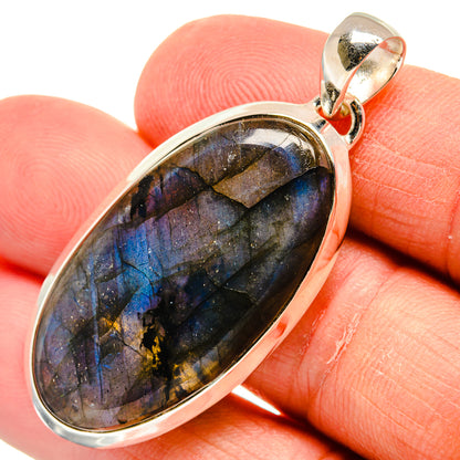 Labradorite Pendants handcrafted by Ana Silver Co - PD24666