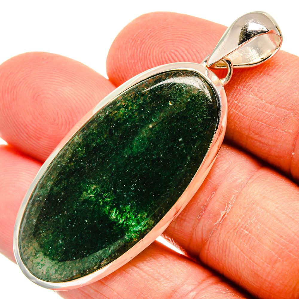Green Aventurine Pendants handcrafted by Ana Silver Co - PD24674