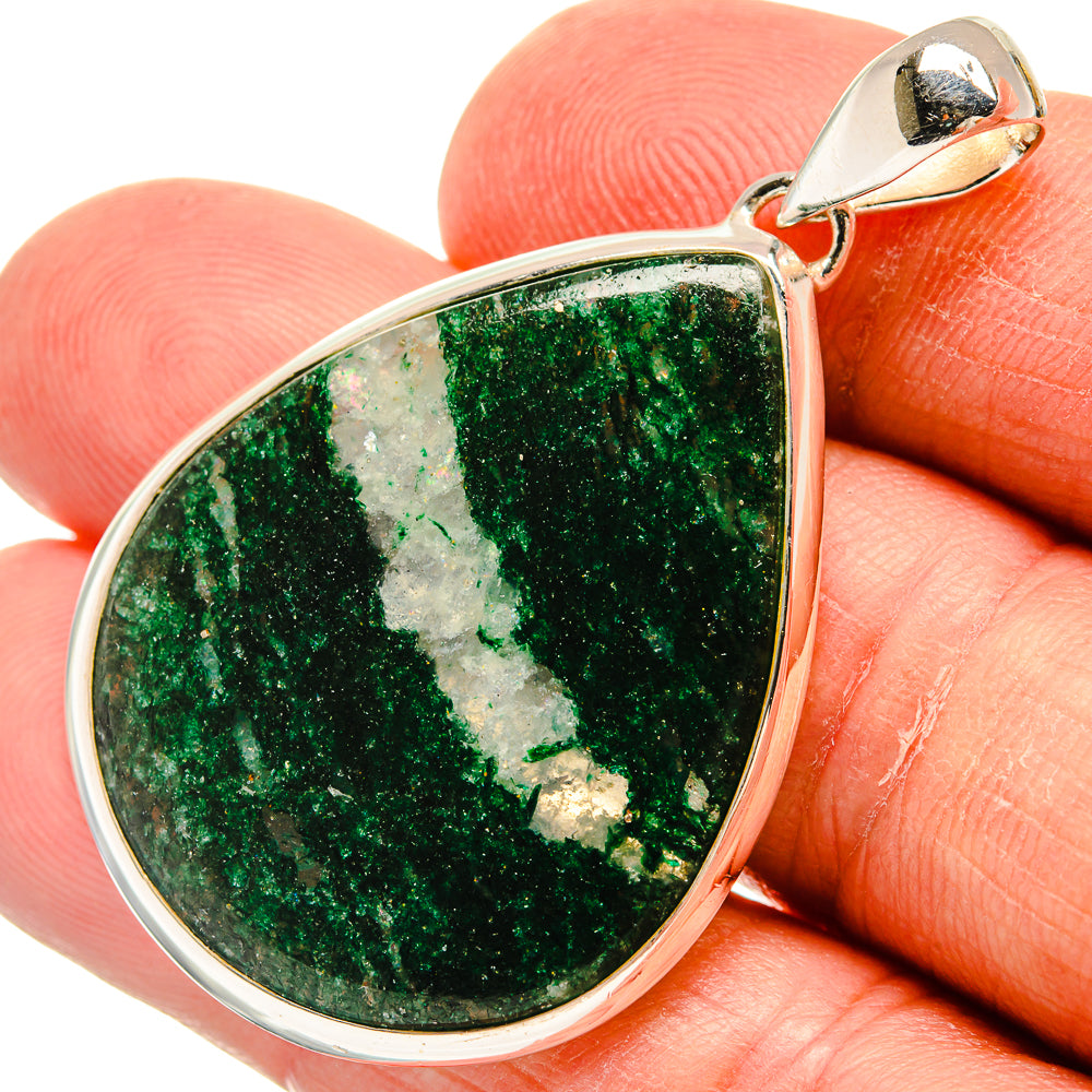 Green Aventurine Pendants handcrafted by Ana Silver Co - PD24675