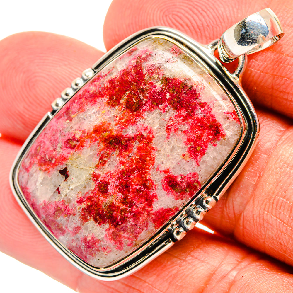Thulite Pendants handcrafted by Ana Silver Co - PD24676