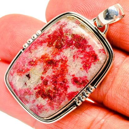 Thulite Pendants handcrafted by Ana Silver Co - PD24676