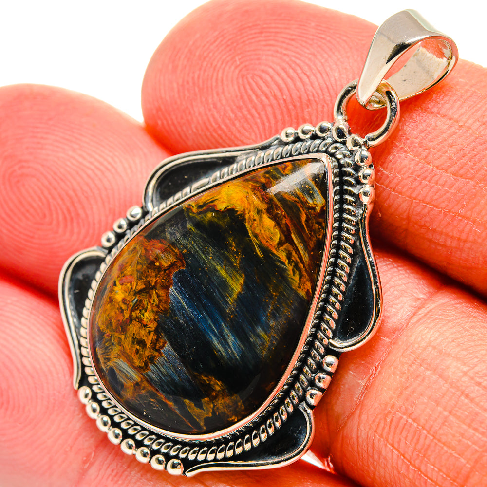 Pietersite Pendants handcrafted by Ana Silver Co - PD24687