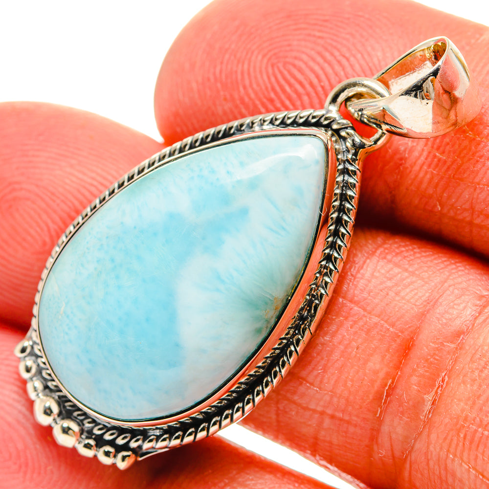 Larimar Pendants handcrafted by Ana Silver Co - PD24691