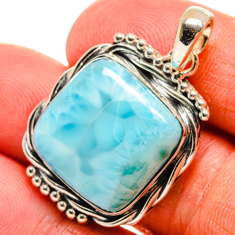 Larimar Pendants handcrafted by Ana Silver Co - PD24693