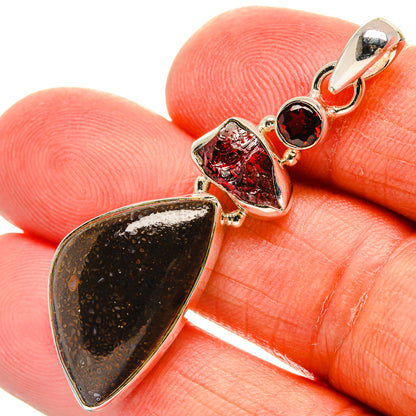 Dinosaur Bone Pendants handcrafted by Ana Silver Co - PD24701