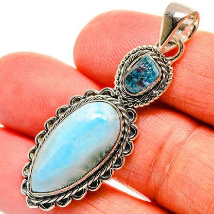 Larimar Pendants handcrafted by Ana Silver Co - PD24702
