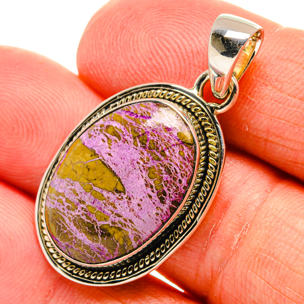Stichtite Pendants handcrafted by Ana Silver Co - PD24708