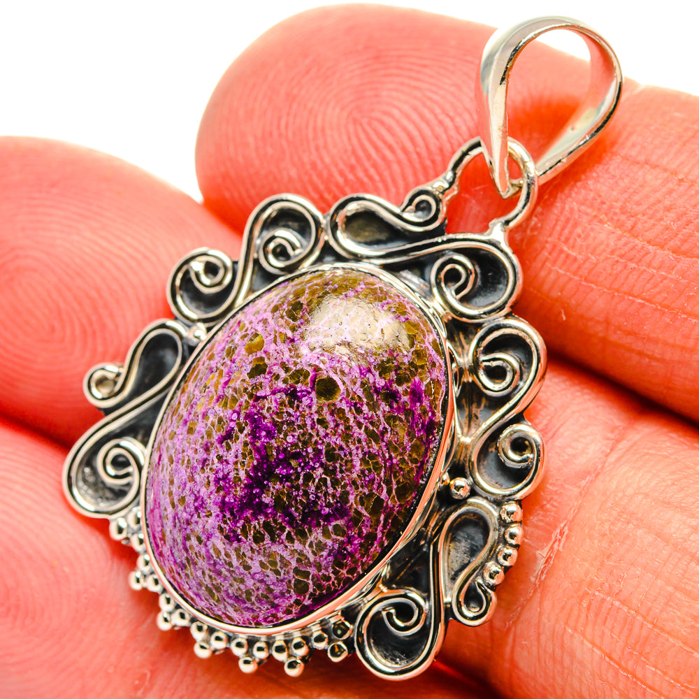 Stichtite Pendants handcrafted by Ana Silver Co - PD24710