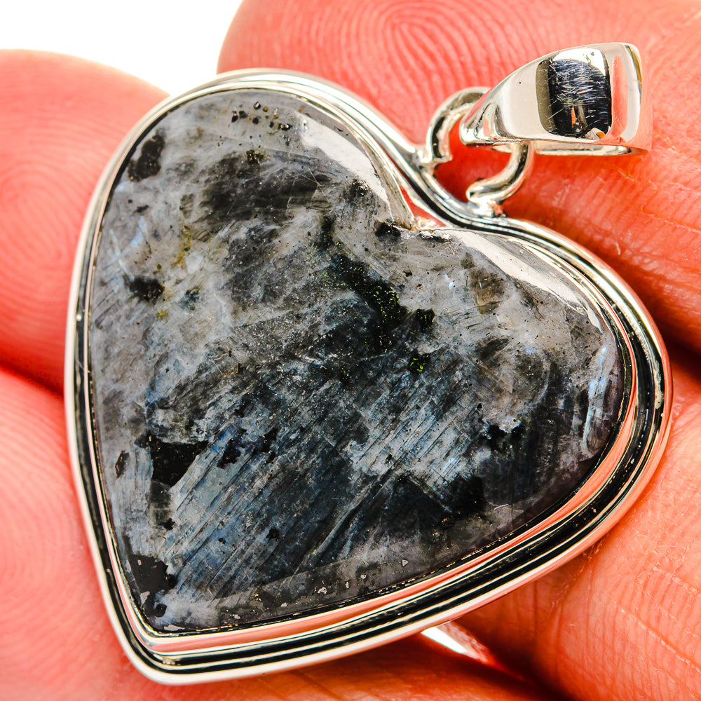 Larvikite Pendants handcrafted by Ana Silver Co - PD24714