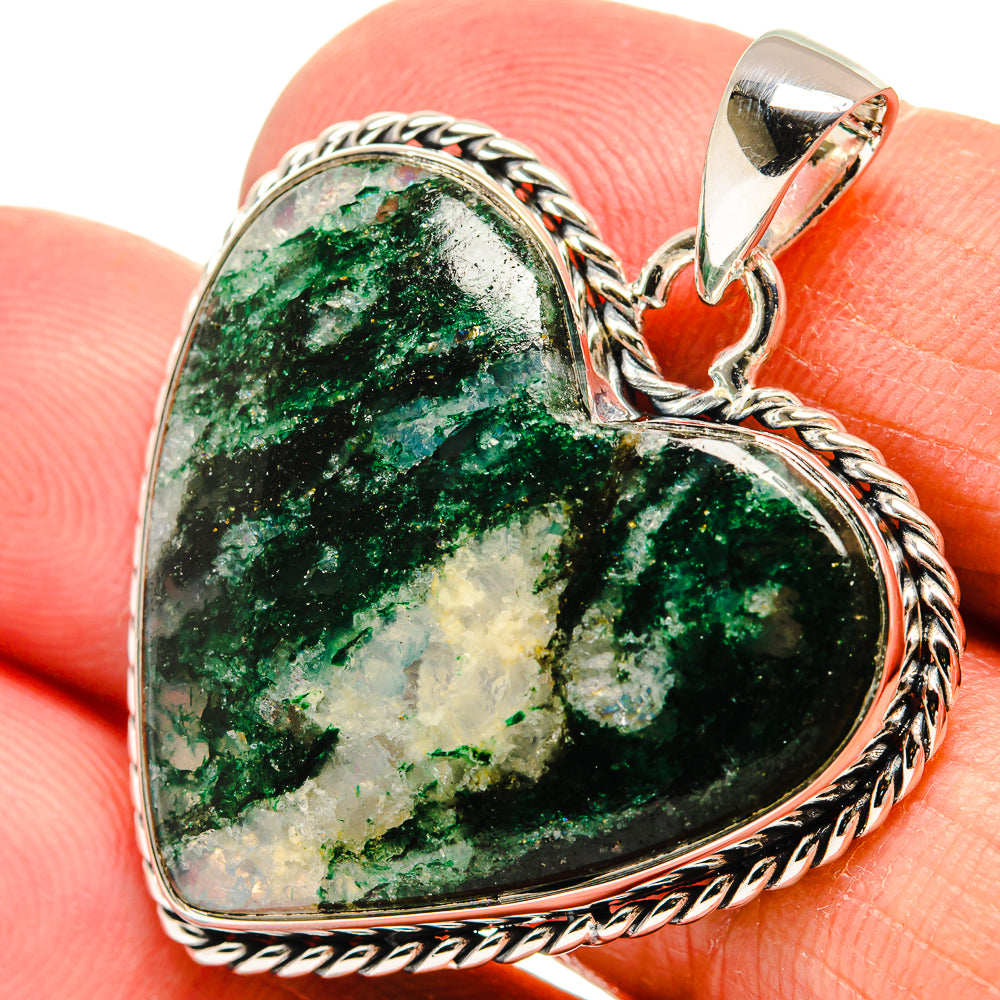 Green Aventurine Pendants handcrafted by Ana Silver Co - PD24715