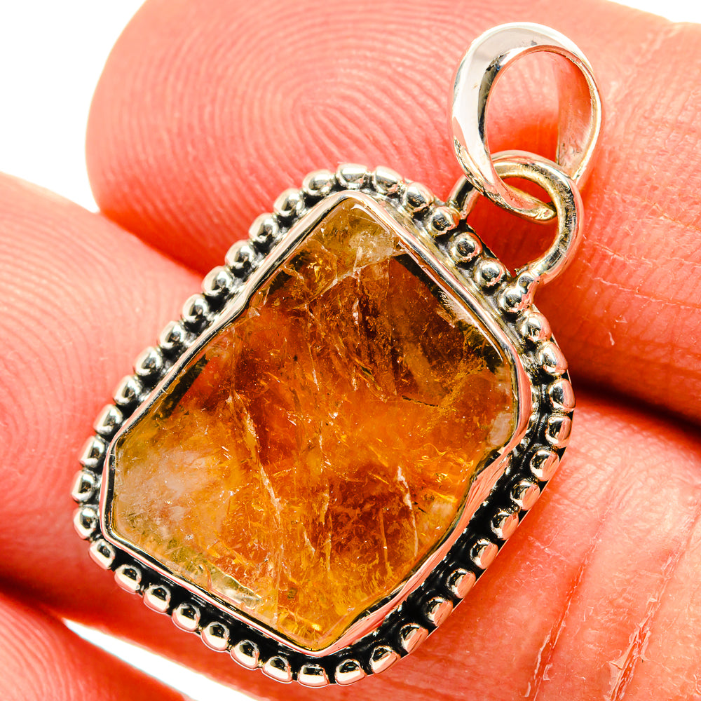 Citrine Pendants handcrafted by Ana Silver Co - PD24719