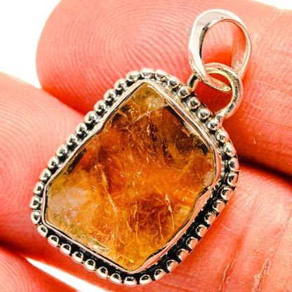 Citrine Pendants handcrafted by Ana Silver Co - PD24719